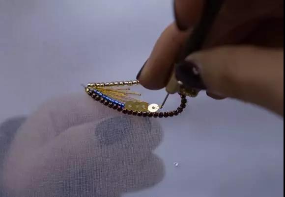 刺绣珠绣教程,法式刺绣珠绣