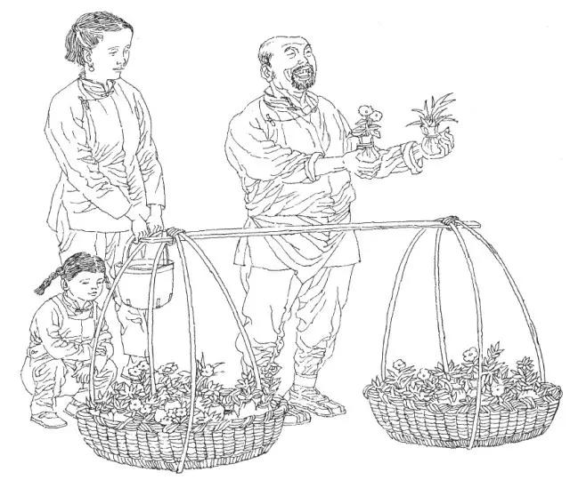 看连环画,清末老北京民俗画