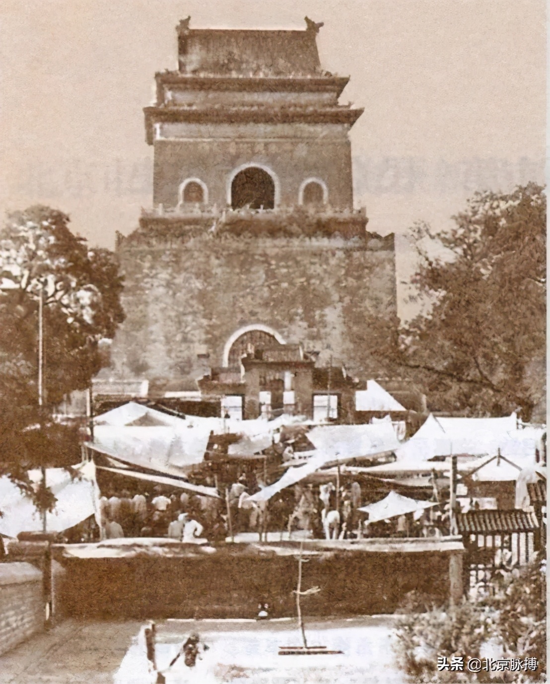 钟鼓楼历史真相,1983年北京钟鼓楼修复