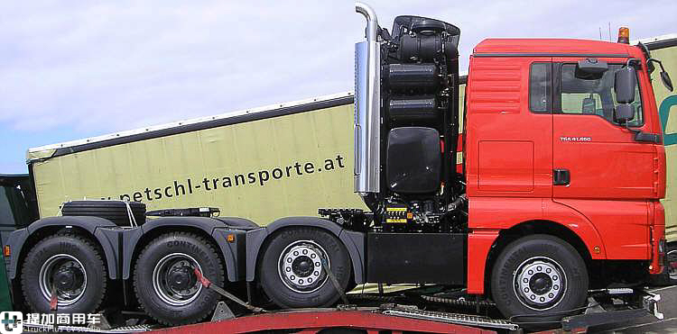 德国曼660马力牵引车lng,德国曼牵引车660马力试驾