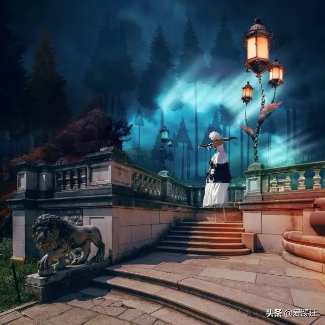 ps后期合成梦幻大场景,ps梦幻后期调色