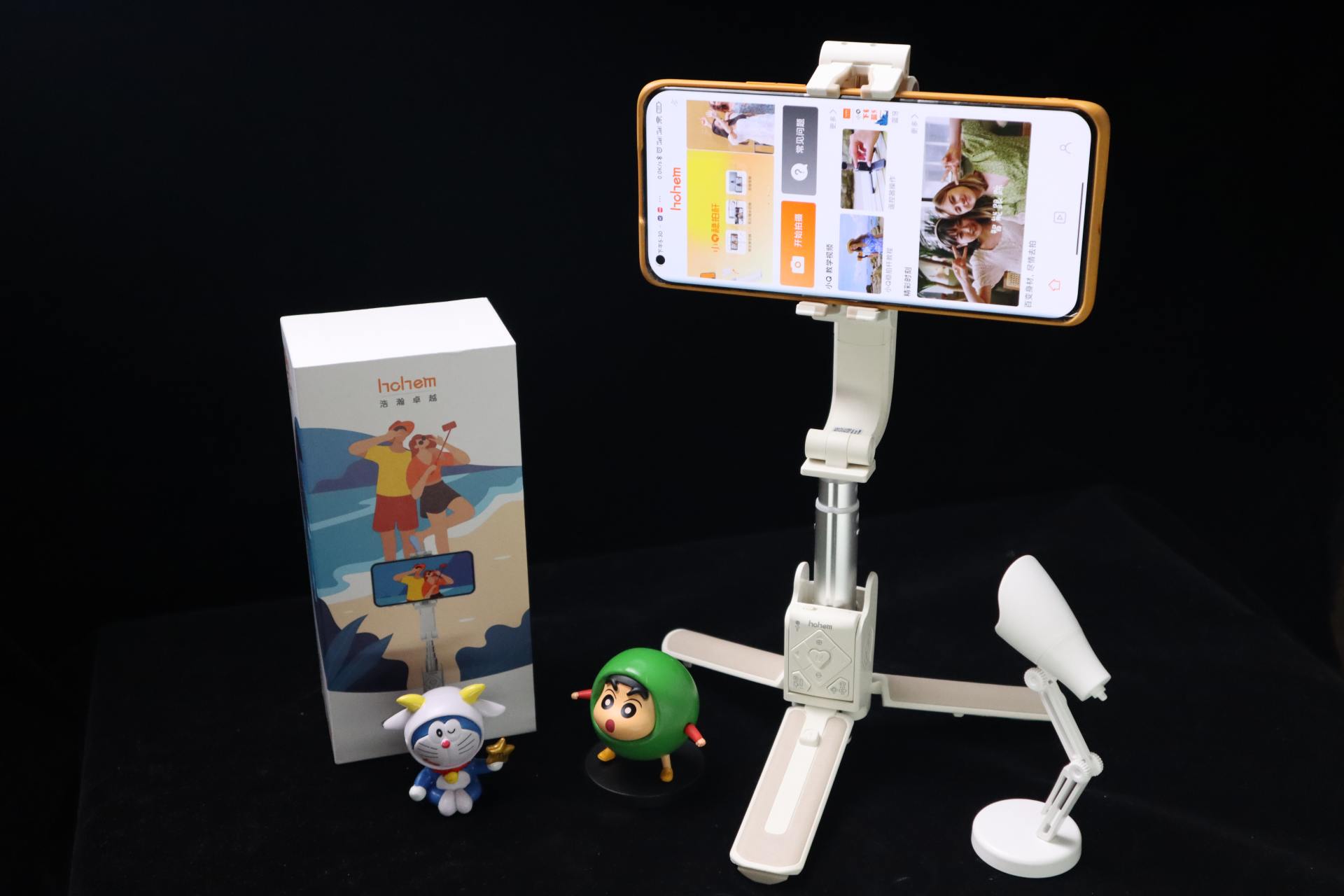 这才是自拍杆的完美形态,它就是浩瀚卓越小Q稳拍杆,不服来战