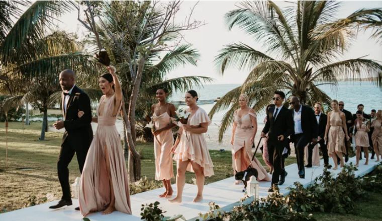 wedding婚礼穿衣搭配,西式婚礼穿搭