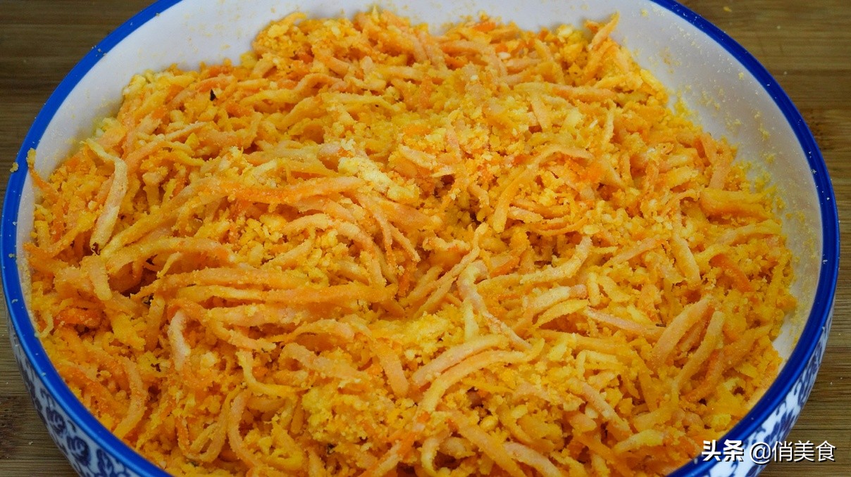 蒸胡萝卜丝的正确做法,怎么蒸胡萝卜丝比较好吃
