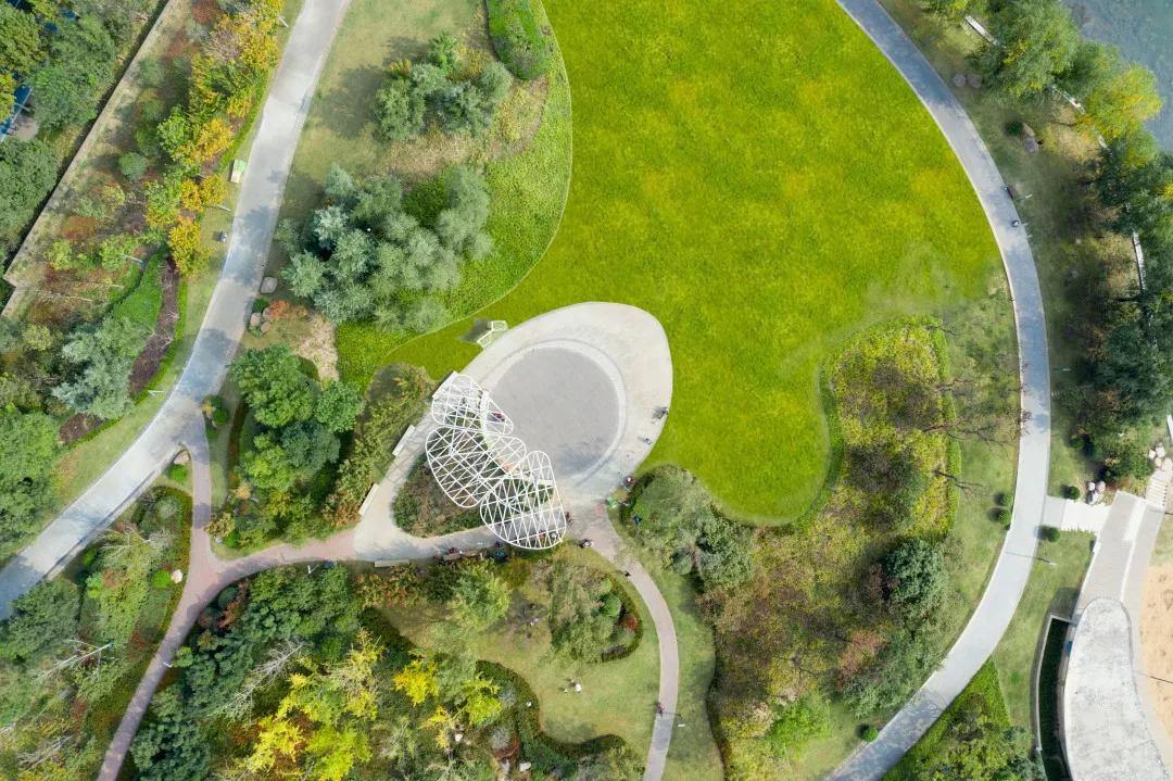 郑州市郑东新区花卉园林景观区,郑东新区象湖景观绿化工程