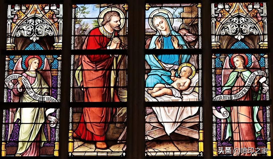 手工玻璃喷绘,橱窗玻璃喷绘