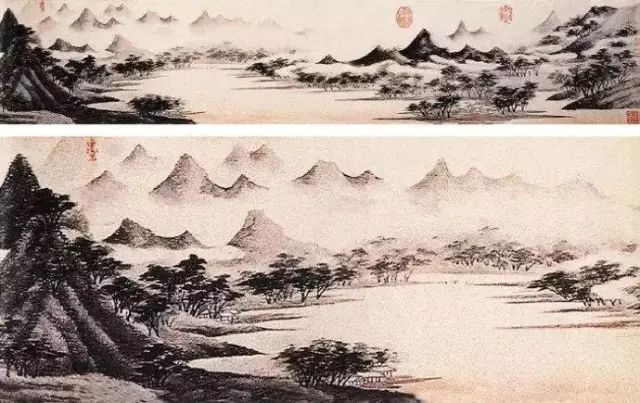 明代夏芷国画山水作品高清大图,明代100幅山水精品赏析第二辑