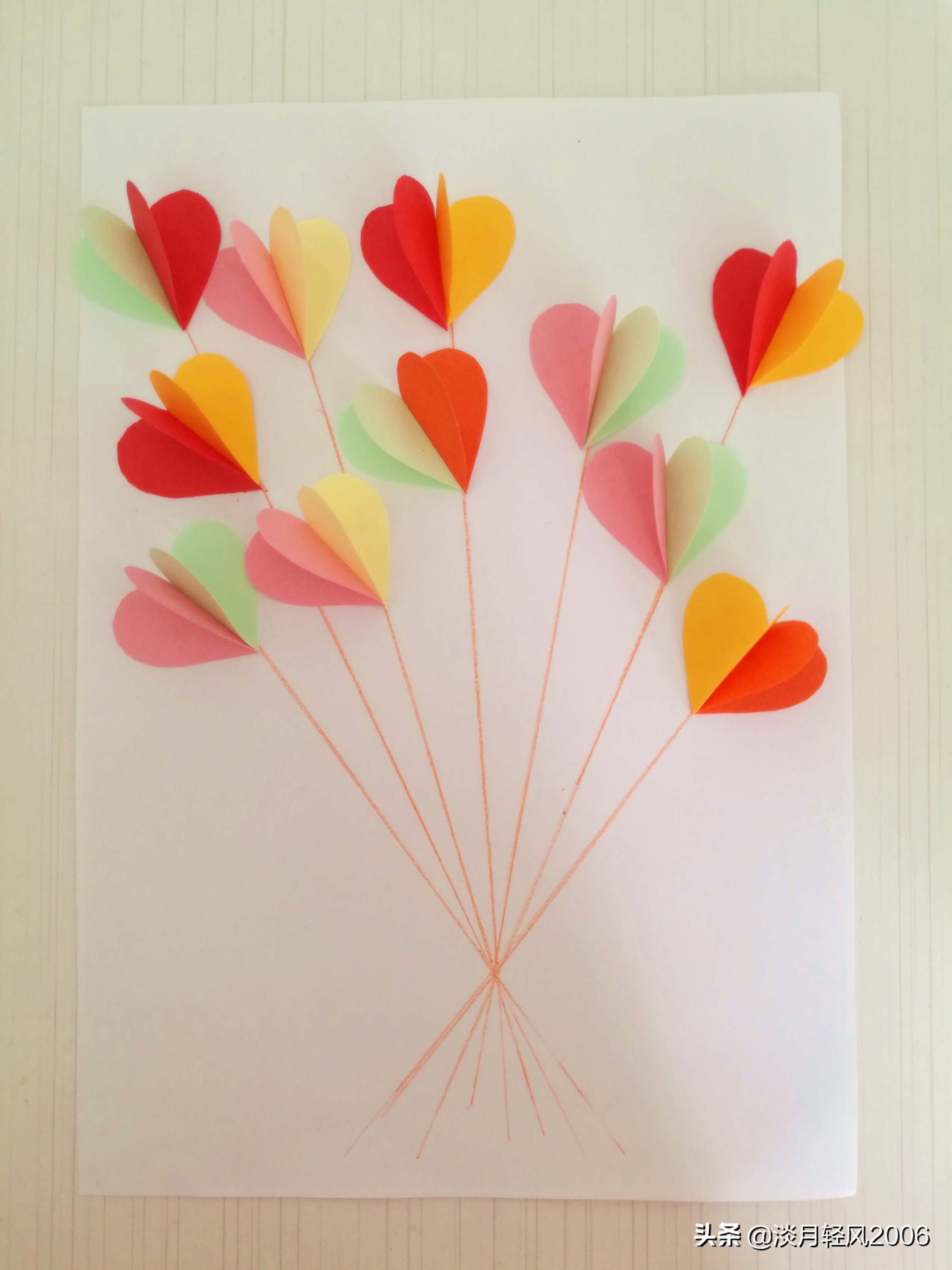 今天母亲节怎么做母亲节贺卡,母亲节制作贺卡爱心