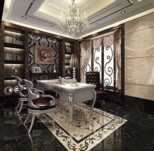 瓷砖书房设计,瓷砖打造的书房