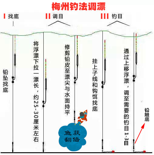 野钓鲮鱼调漂最佳方法,钓鲮鱼台钓调漂的正确方法