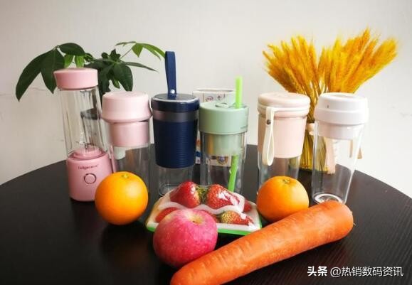 手动榨汁机与便携式榨汁机测评,果蔬榨汁机小型便携式充电榨汁机