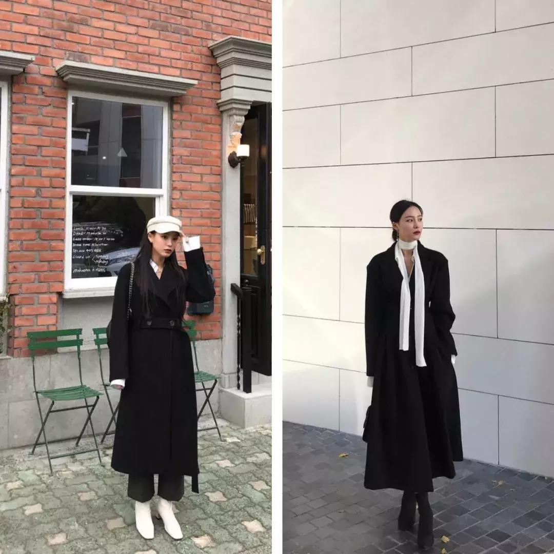 韩国小姐姐九分裤穿搭冬季,小姐姐的穿法你学会了吗