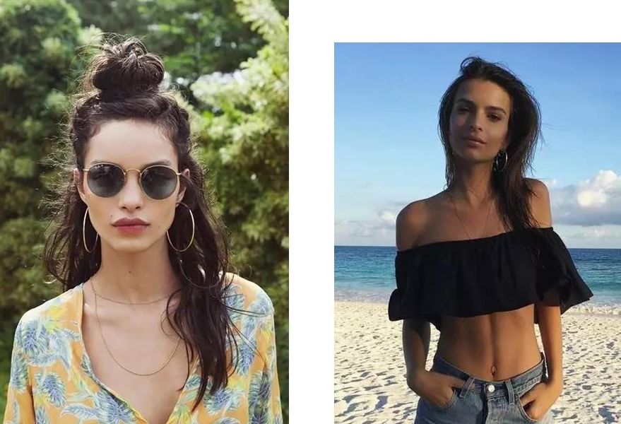 不用打孔的好看耳环,圆圈耳环ins冷淡风高级感