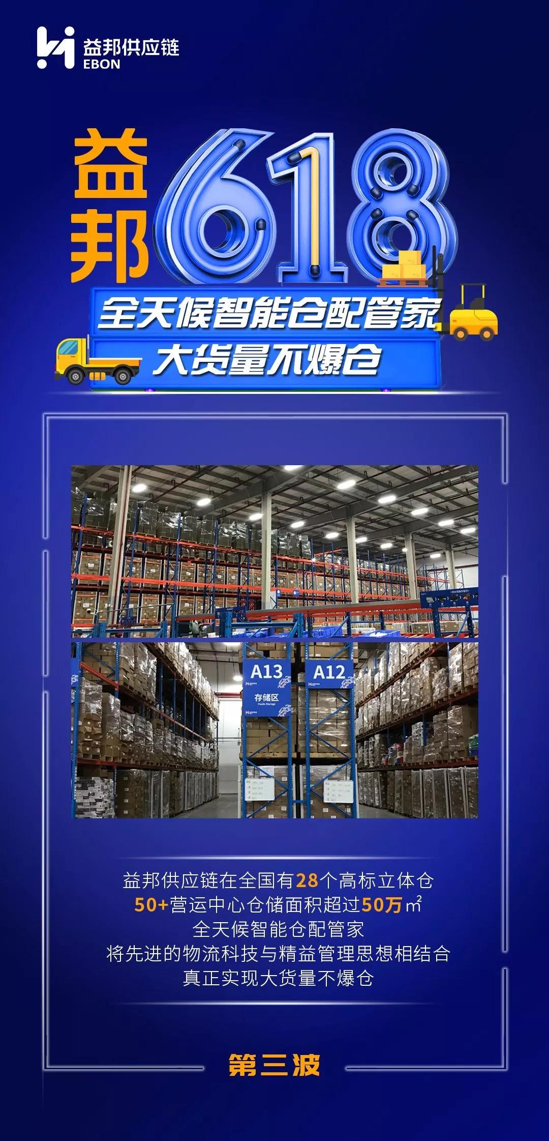 仓配硬实力+科技软实力，益邦助力618物流再提速|益邦供应链
