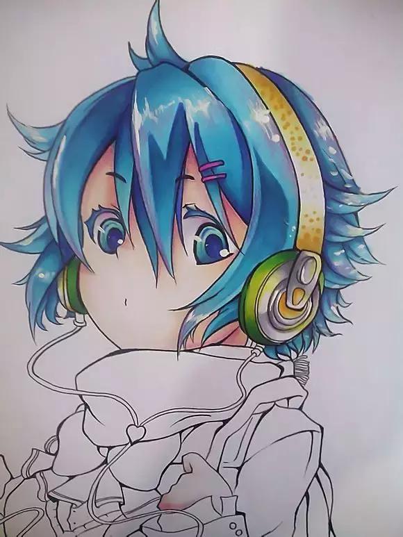 超详细马克笔教程,教你一步一步用马克笔手绘二次元教程!