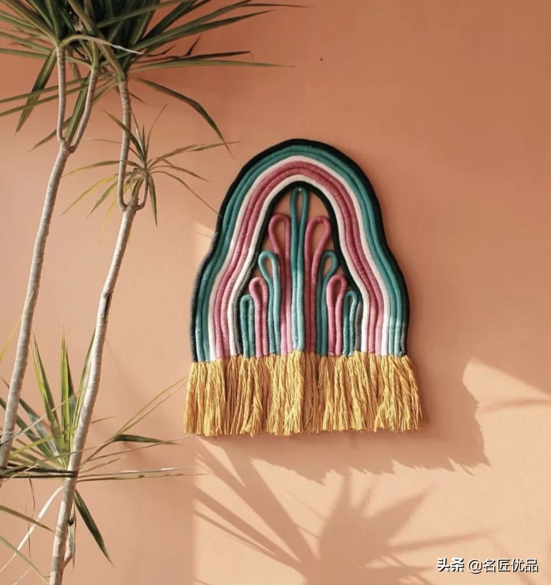 自己在家做家用装饰,diy手工挂毯教程