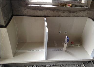 做砖夹石橱柜,老公非要自己动手装修