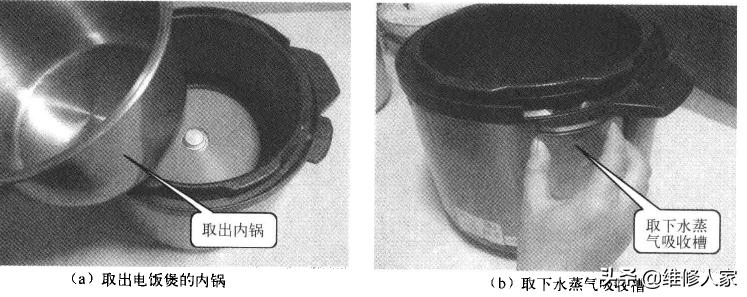 大松电饭煲上盖拆卸,美的电饭煲盖子拆卸