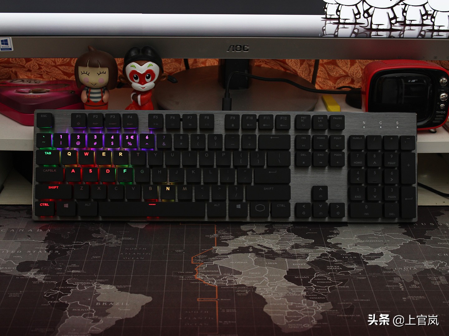 酷冷至尊CK721机械键盘,至尊酷冷机械键盘
