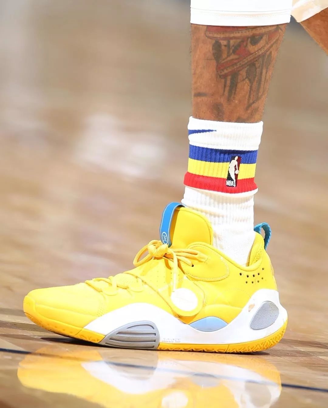 NBA球员上脚：海沃德穿安踏签名鞋，拉塞尔的李宁球鞋很帅