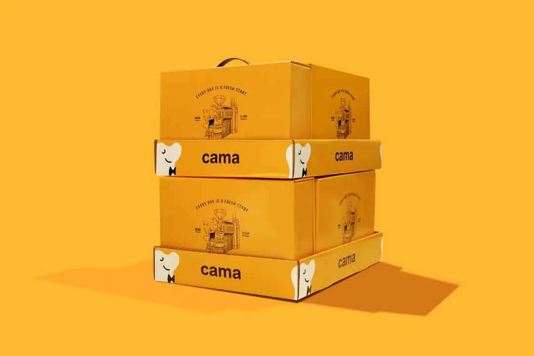 包装别致的咖啡包装欣赏,咖啡包装设计几何风格