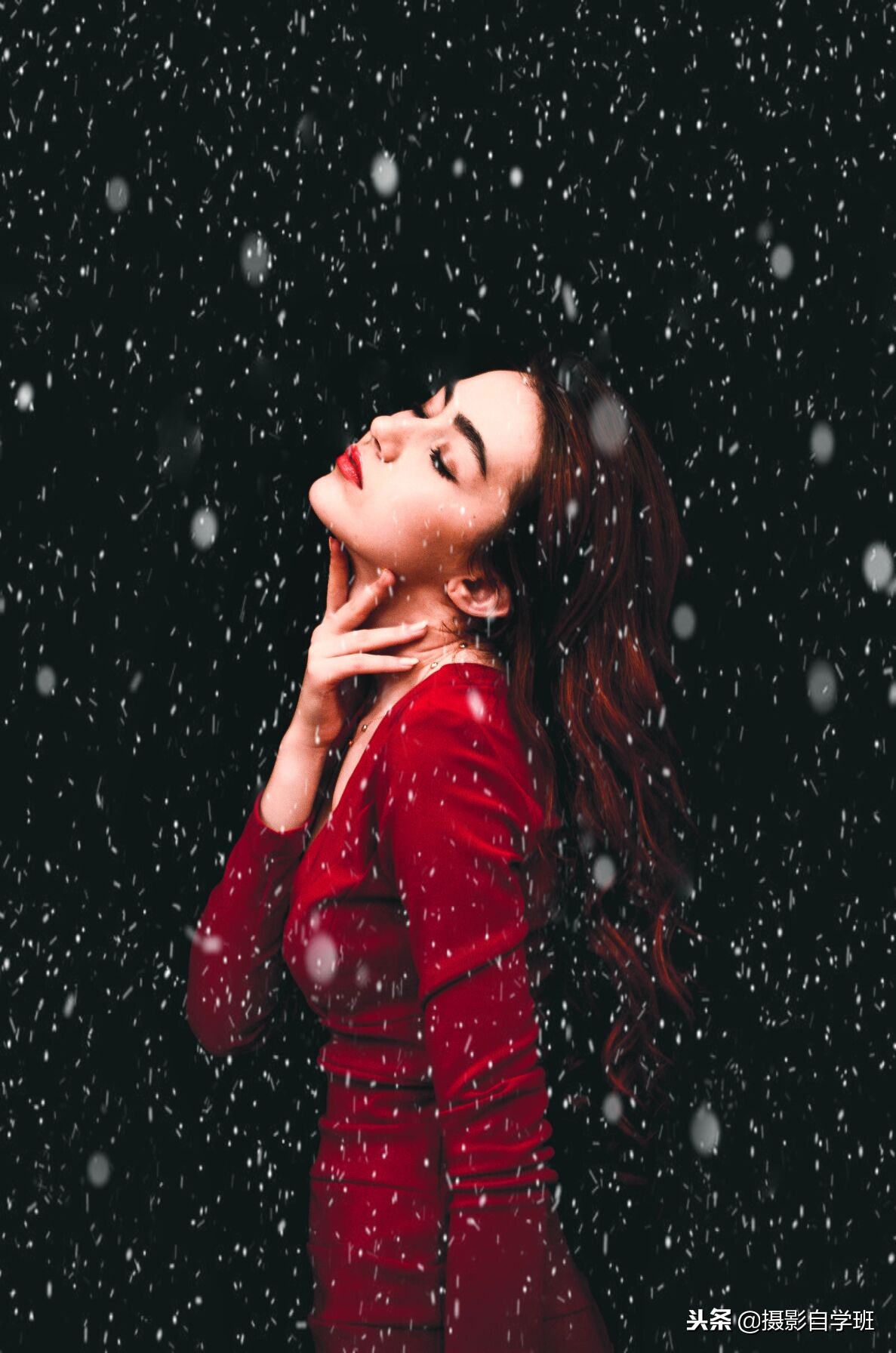 怎么给照片配下雪的效果,怎样给照片添加下雪的场景