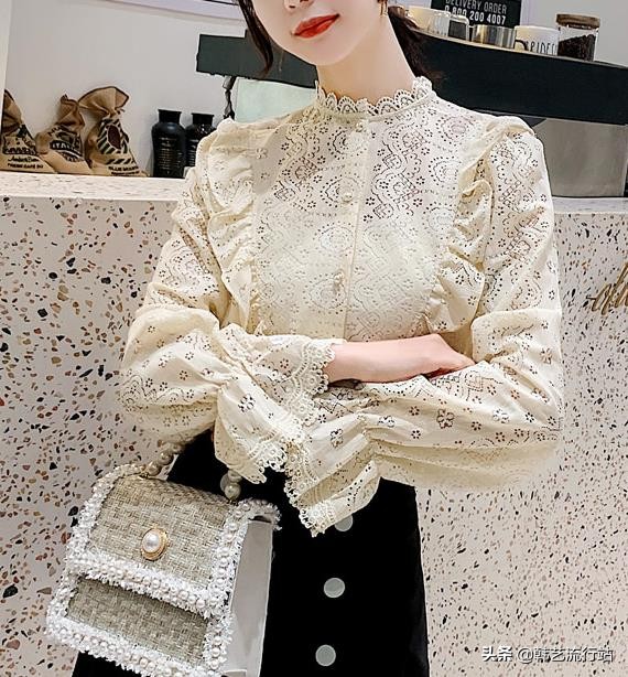 韩版穿搭女装高级感春,女装毛衣新款韩风搭配