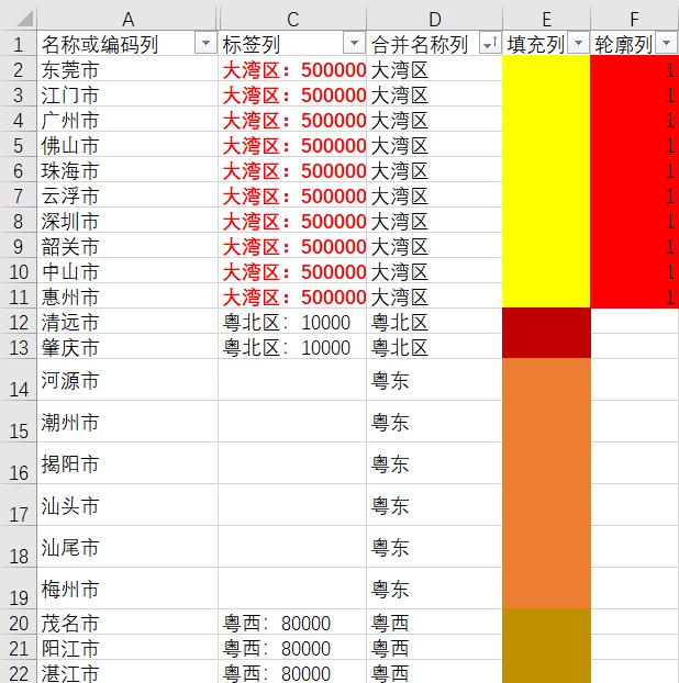 在Excel中进行地图可视化，看完此篇重新刷新你对Excel的认知