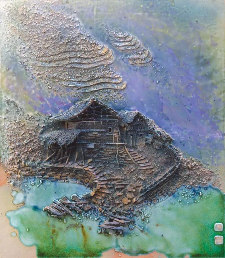 他的悬雕是站立的神奇「悬之又玄——徐初泽的悬雕瓷画」