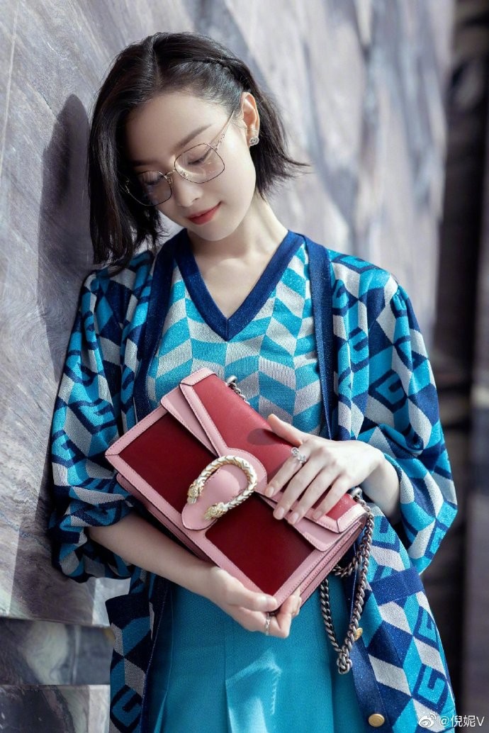 倪妮gucci包1995,流金岁月倪妮gucci酒神包