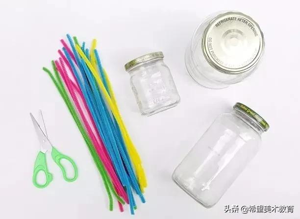 美育节手工作品表现美好假期,画室美术创意手工课