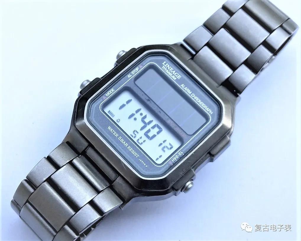 LINEAGE系列前身——全钛方块CASIOLIN155