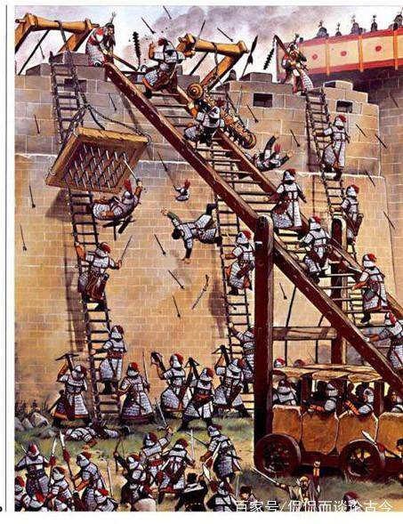 古代冷兵器时代怎么攻城墙,中国古代冷兵器攻城战