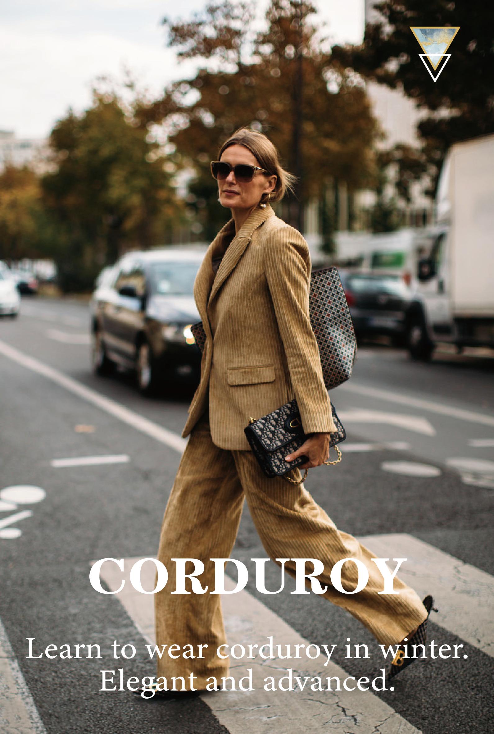 40到50岁灯芯绒外套,40岁女人怎样穿衣有气质