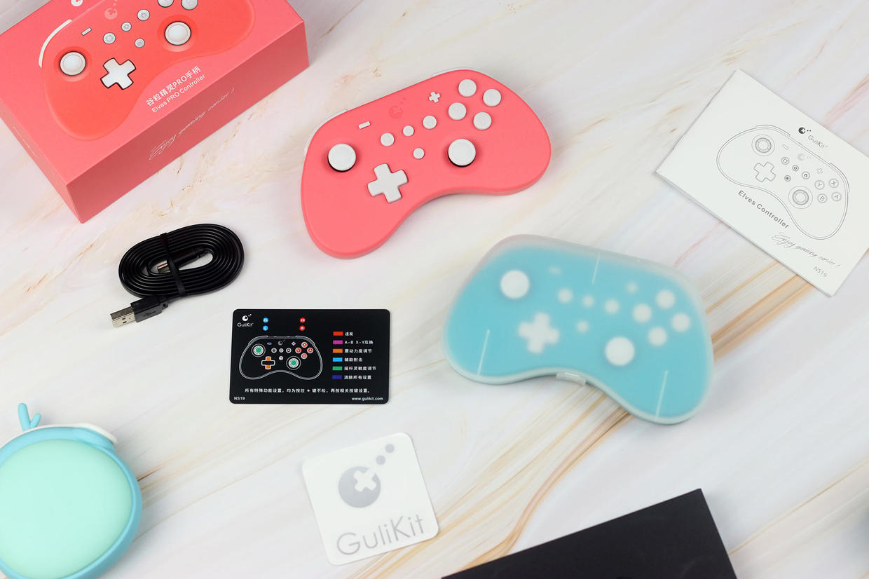 谷粒精灵Pro手柄体验：细腻振动高速响应，体感加持更爽快