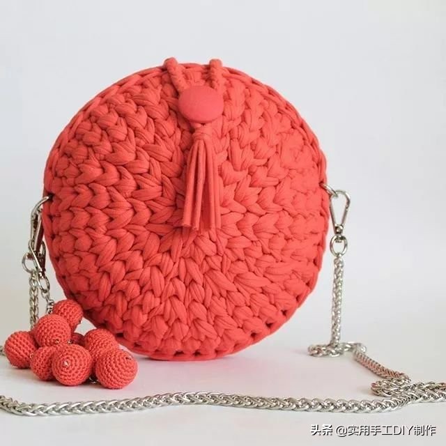 各种圆包包的钩织教程,多种漂亮包包的钩织图解