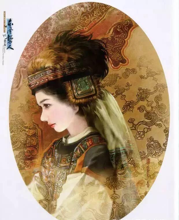 五十六个民族五十六枝花画,五十六个民族人物画高难度