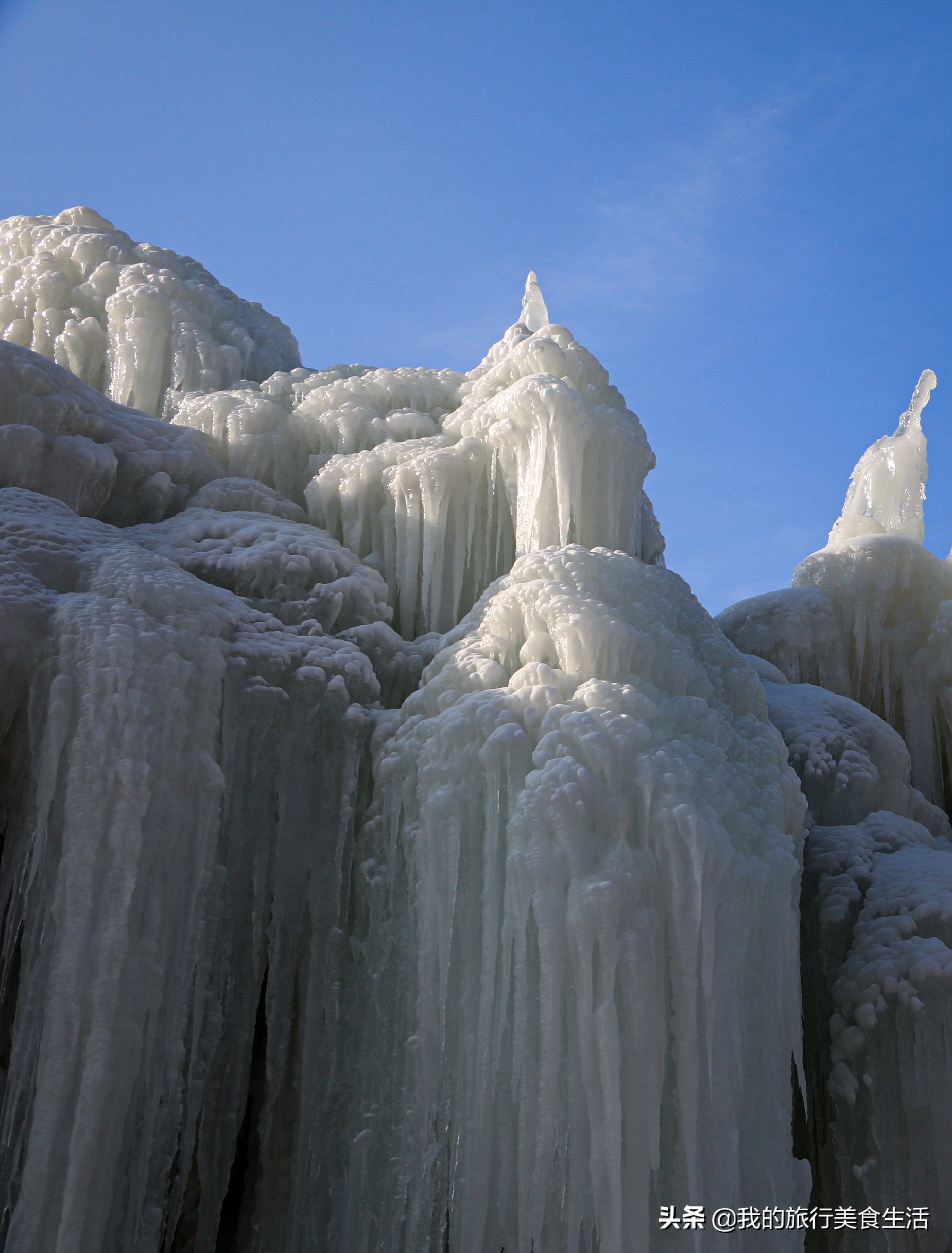 太原在哪看冰瀑布,太原冰川瀑布