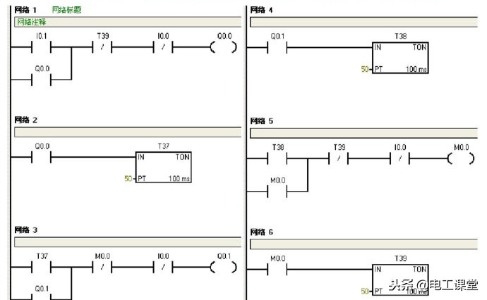 西门子plc300星三角降压启动梯形图,西门子1200plc485接口详细接线图