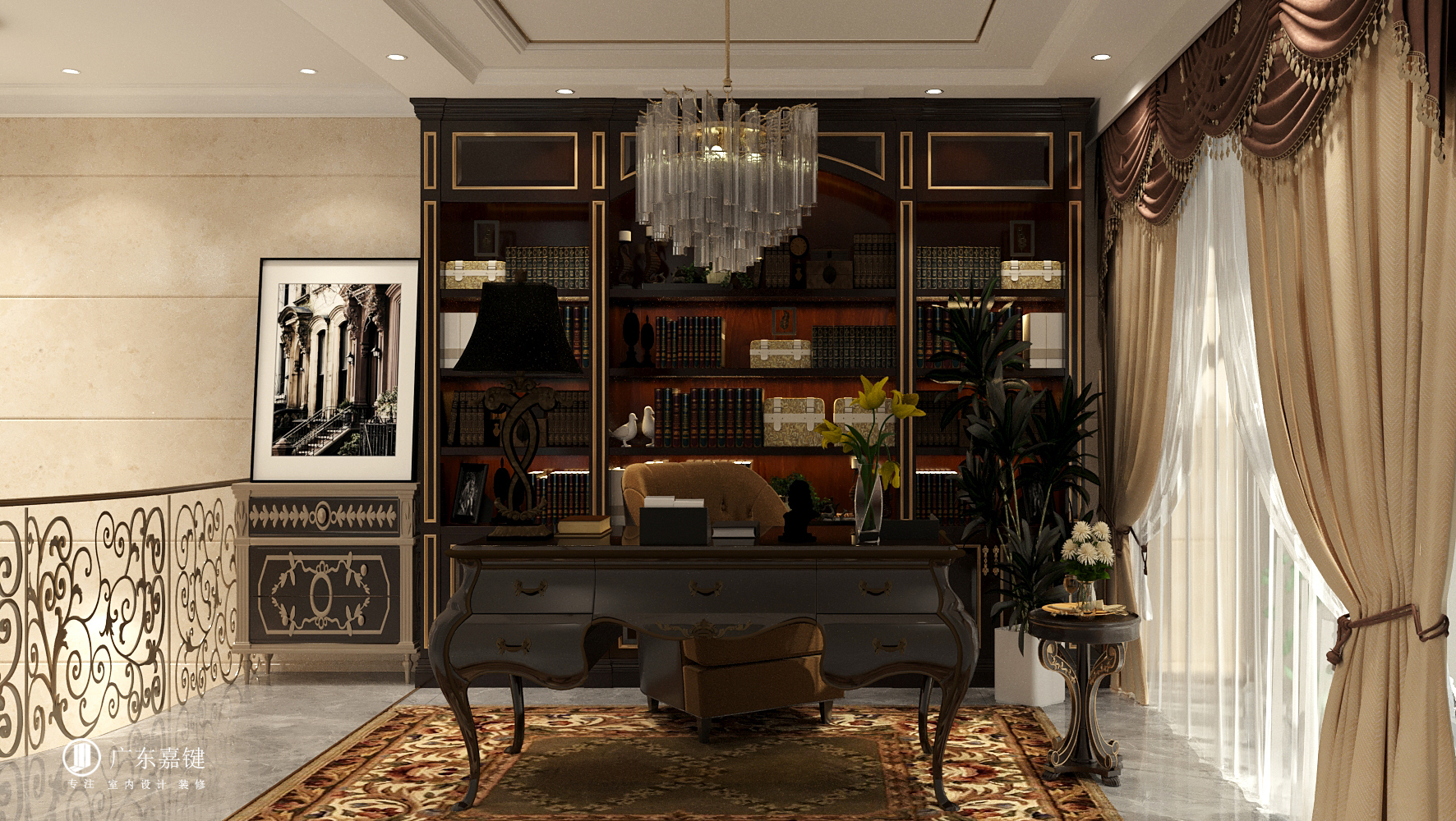 180㎡欧式设计｜雍容华贵，没点审美还真设计不出来