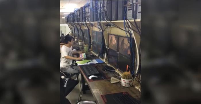 实拍代练工作室的电脑比网吧还多还专业,这口青春饭不好吃!