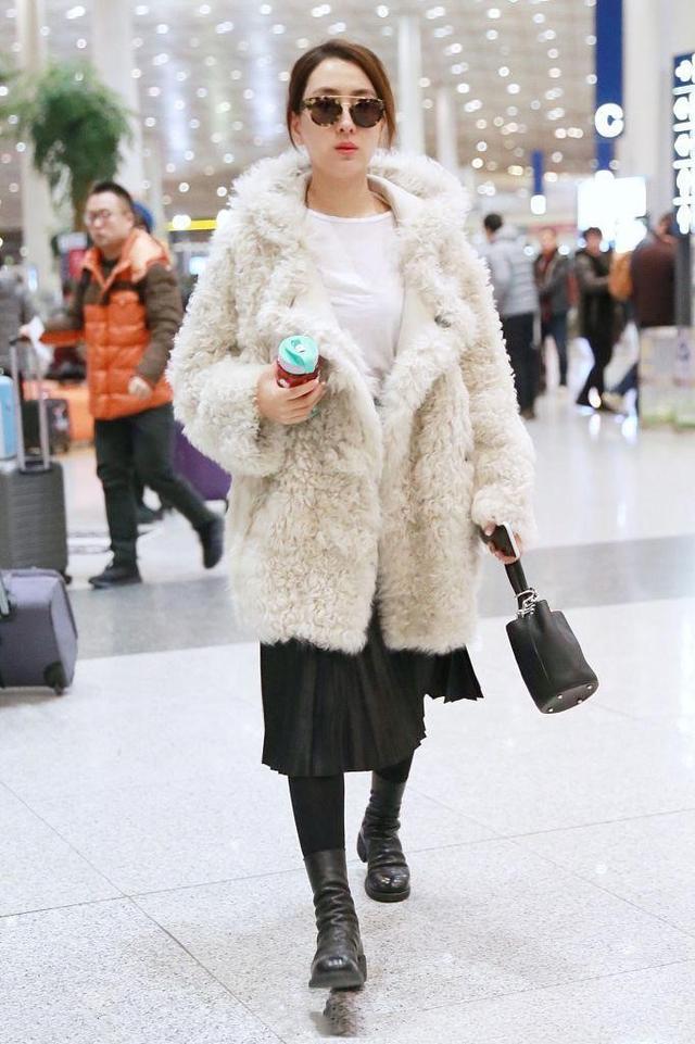 马苏穿长筒靴图文,马苏穿过膝长筒靴