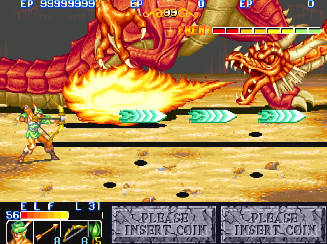 街机游戏两个角色过关,街机游戏忍者拿着刀可以蓄力闯关