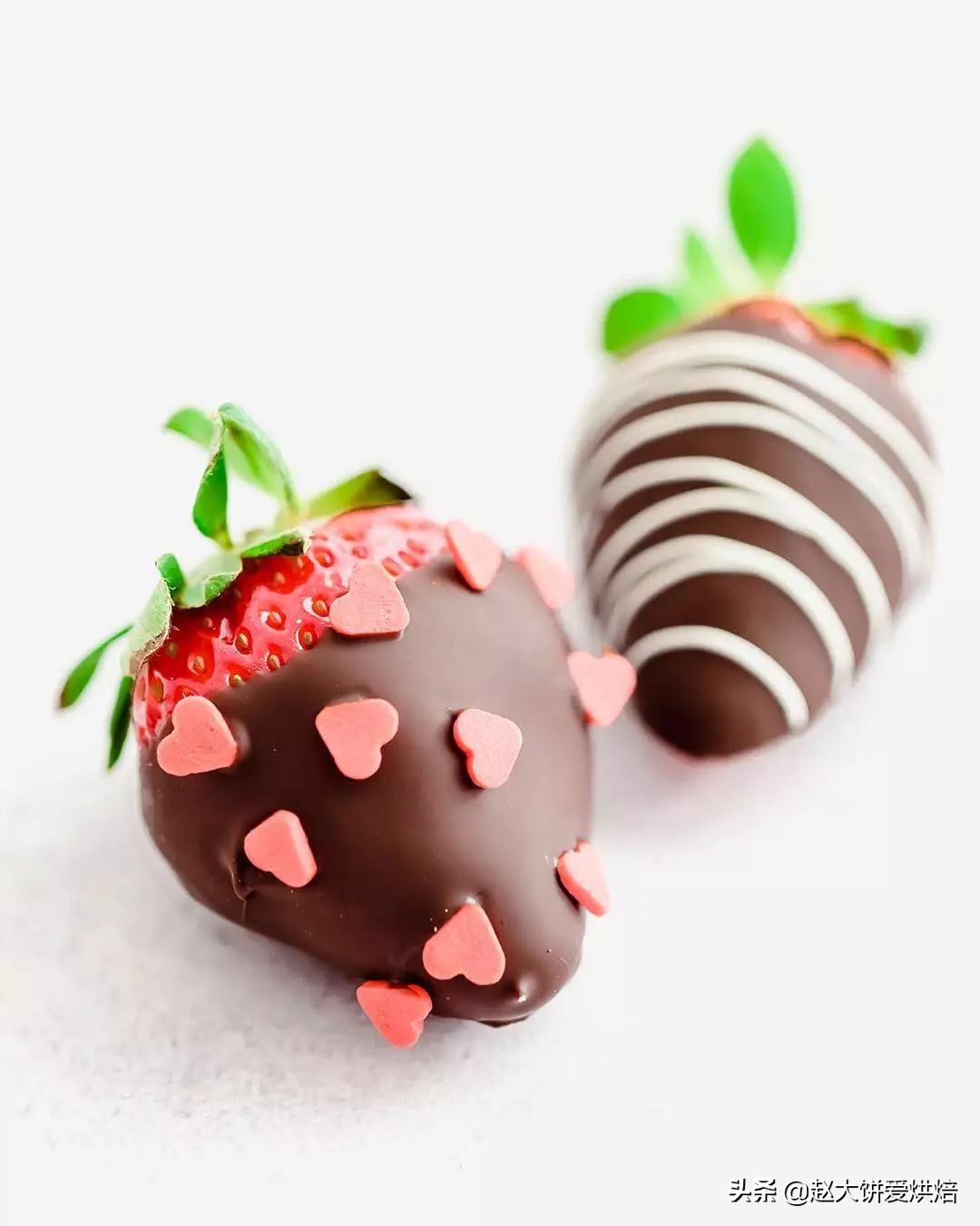 手工巧克力情人节礼物教程,巧克力糖葫芦草莓情人节