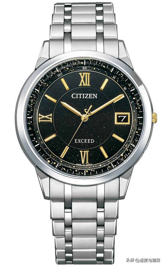 西铁城at9010-52e光动能电波,西铁城光动能电波表4000元手表