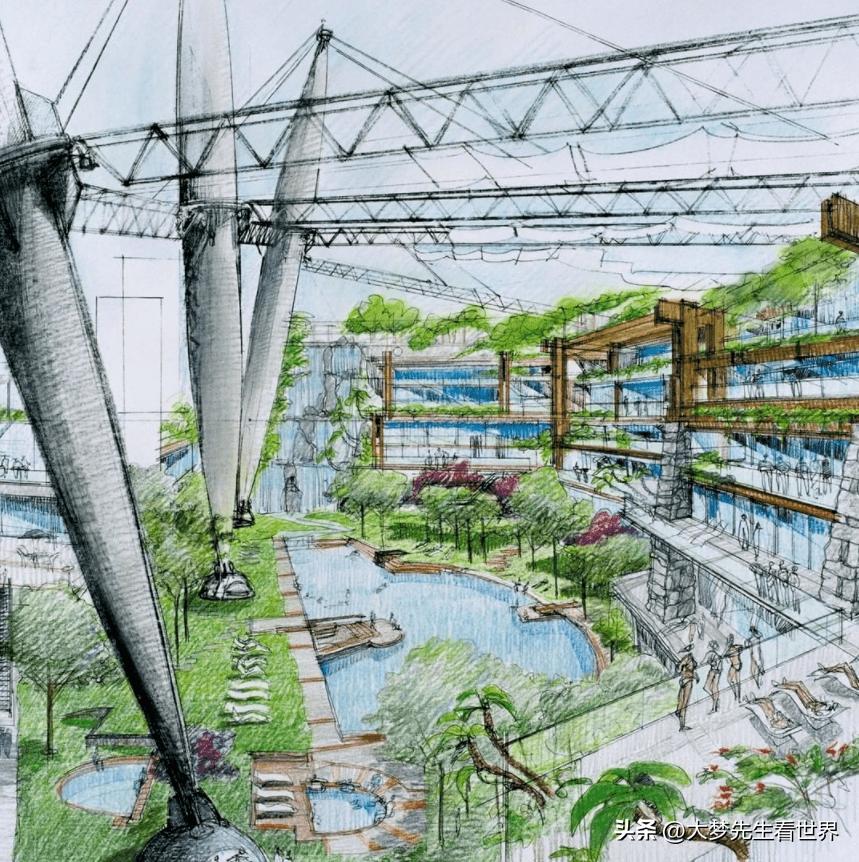 迪拜5000亿美元造楼,迪拜投资10000亿美金