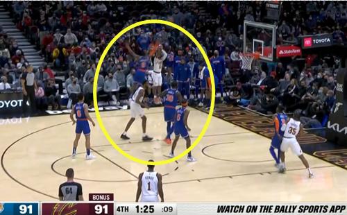 莫布里生涯新高38分,莫布里扎实内线脚步