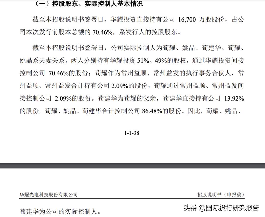 华耀光电ipo处罚,华耀光电ipo