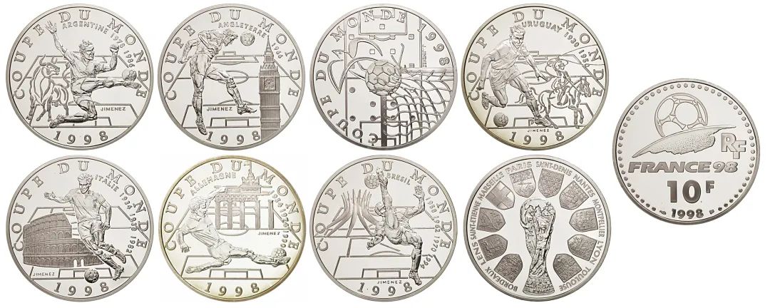 中国82年世界杯发行的纪念币,2022世界杯纪念币发行