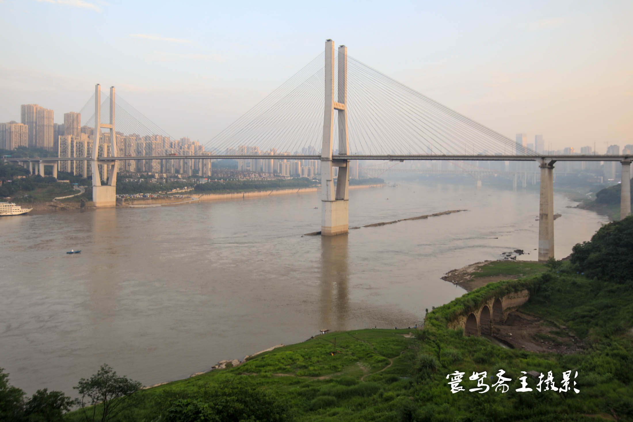 重庆茅溪百年偃月桥,重庆长江大桥两岸风光
